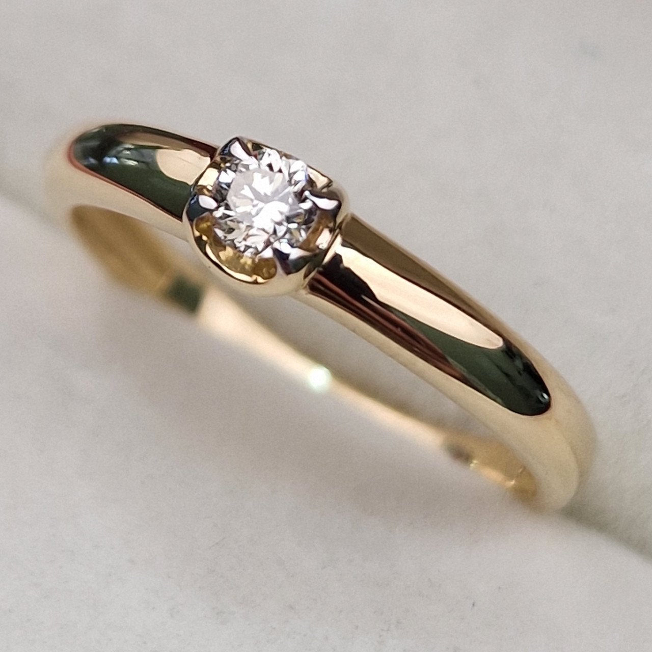 Кольцо Deimantas 104563951 17р 1,84гр 0,145ct. купить,NaN