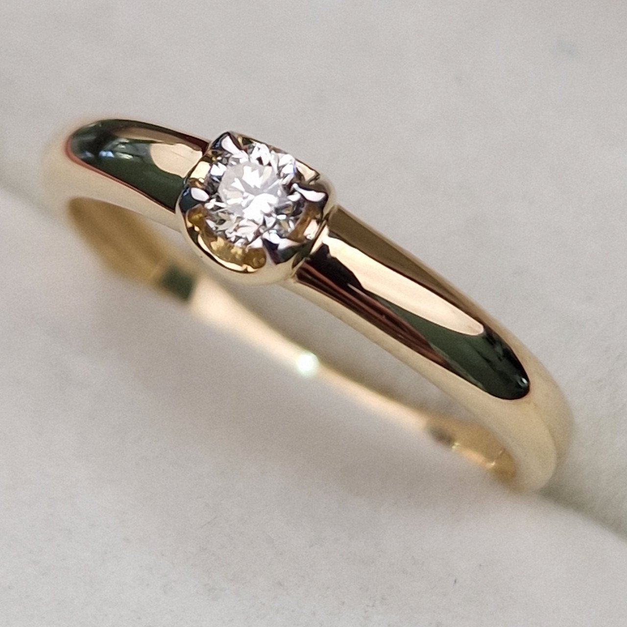 Кольцо Deimantas 104563951 17р 1,84гр 0,145ct. купить,NaN