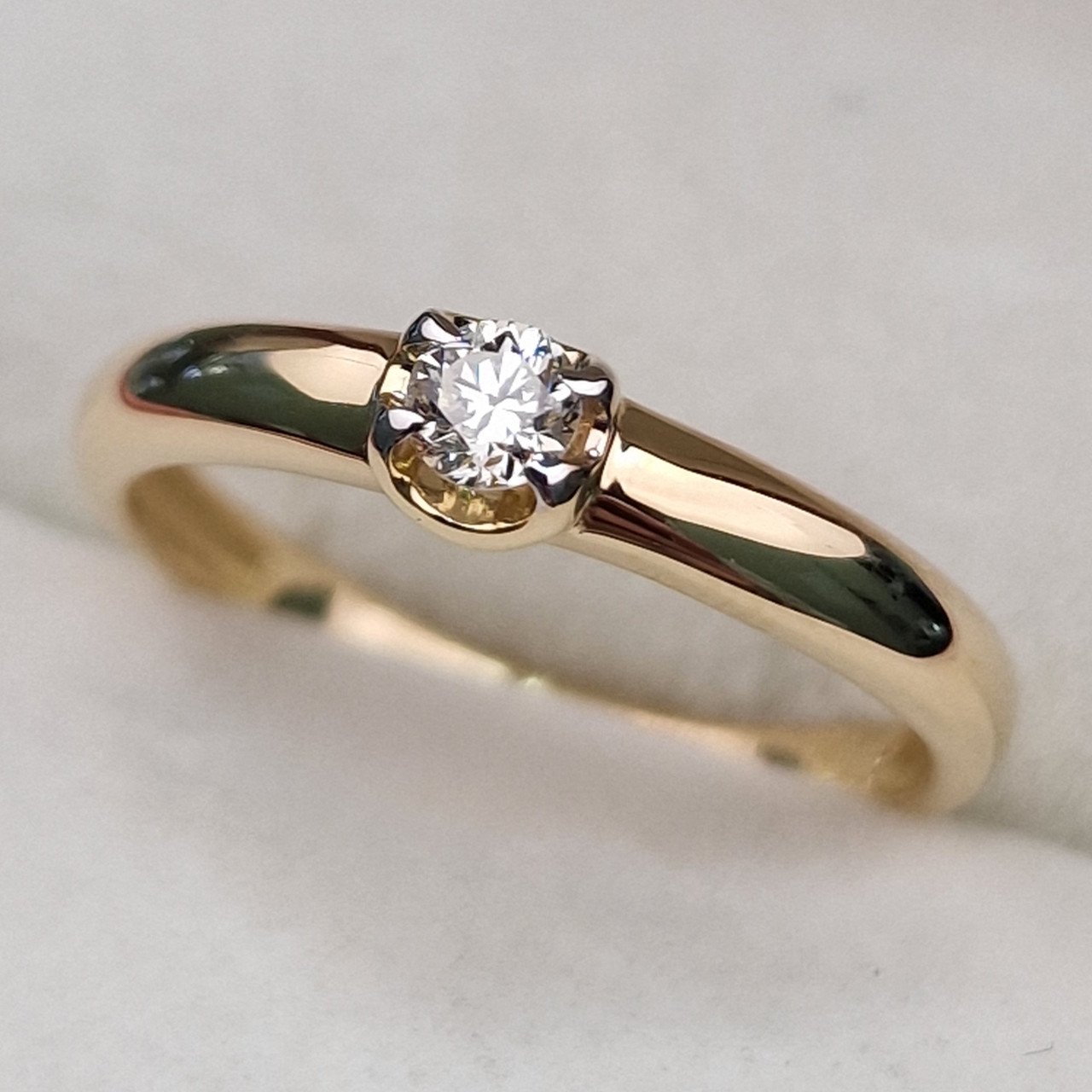 Кольцо Deimantas 104563951 17р 1,84гр 0,145ct. купить,NaN
