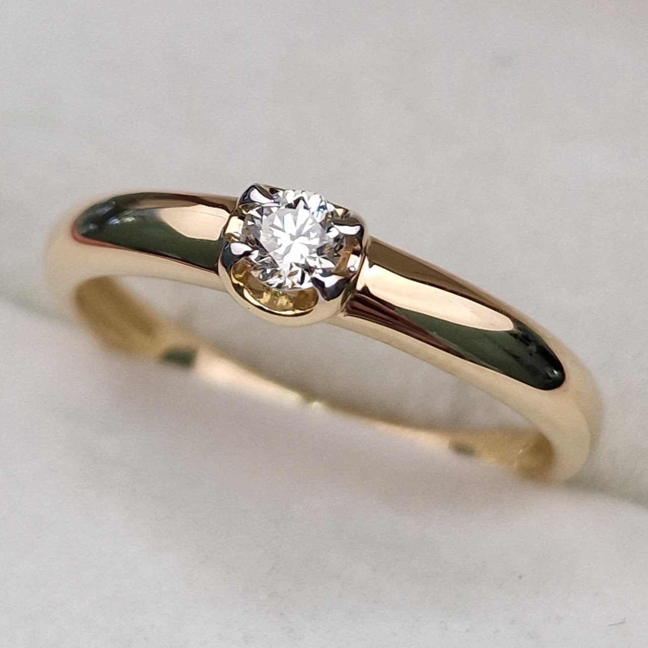 Кольцо Deimantas 104563951 17р 1,84гр 0,145ct. купить,NaN