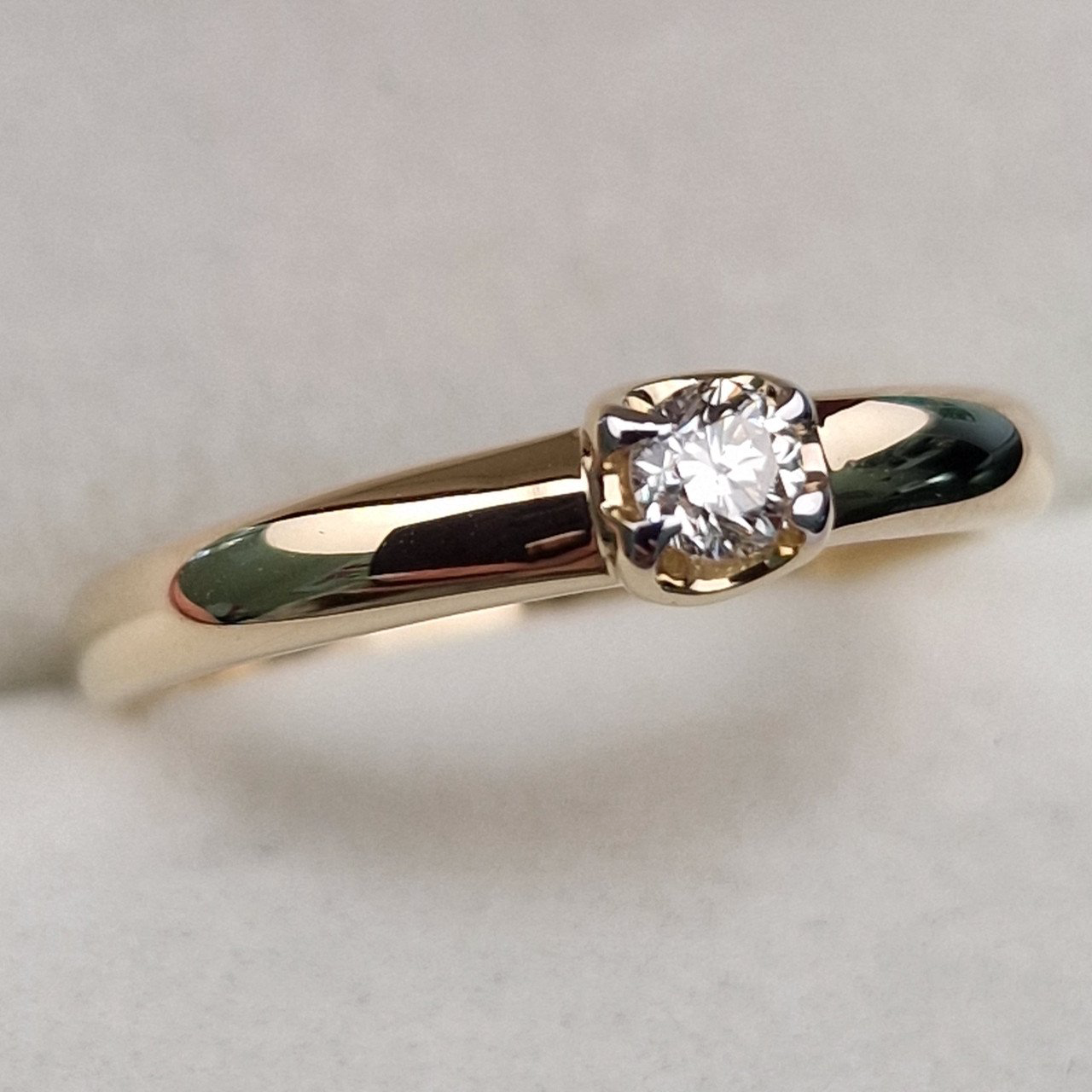 Кольцо Deimantas 104563951 17р 1,84гр 0,145ct. купить,NaN