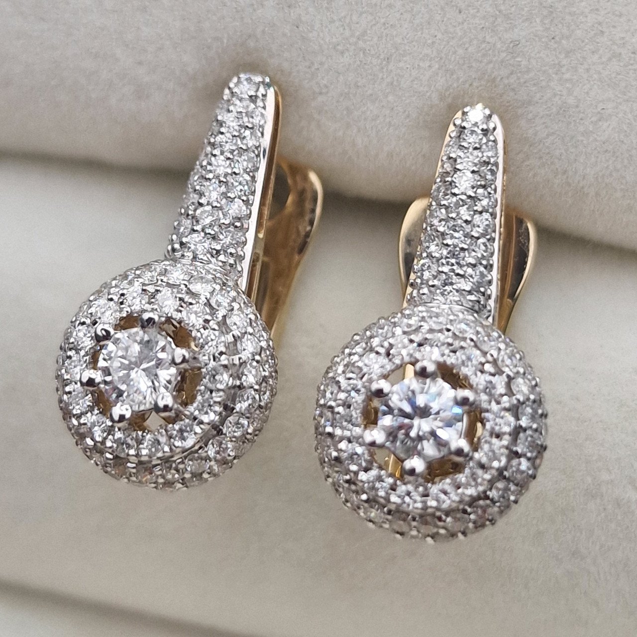 Серьги Deimantas 104948298 6,61гр 1,6ct. купить,NaN