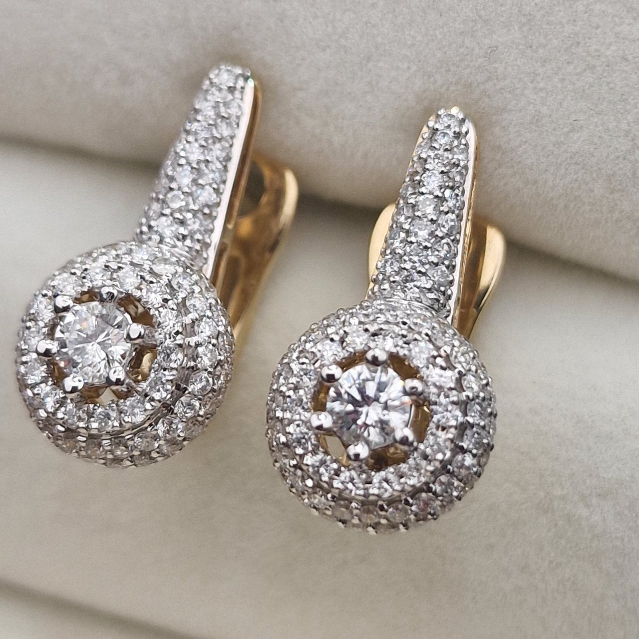 Серьги Deimantas 104948298 6,61гр 1,6ct. купить,NaN