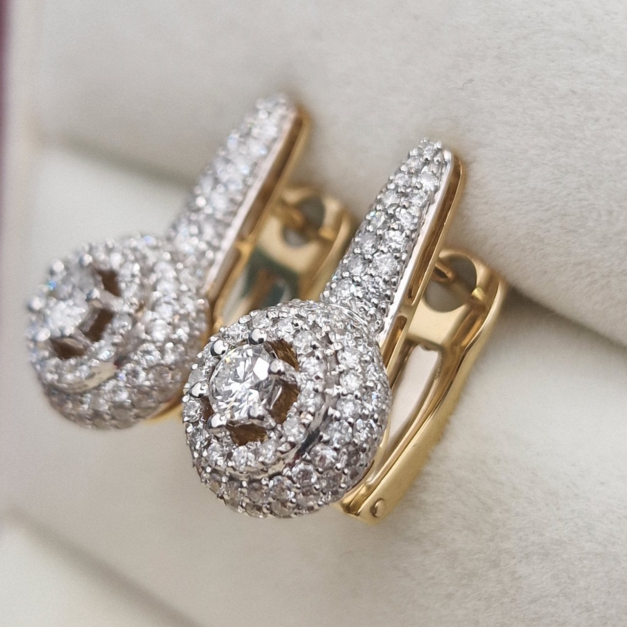 Серьги Deimantas 104948298 6,61гр 1,6ct. купить,NaN