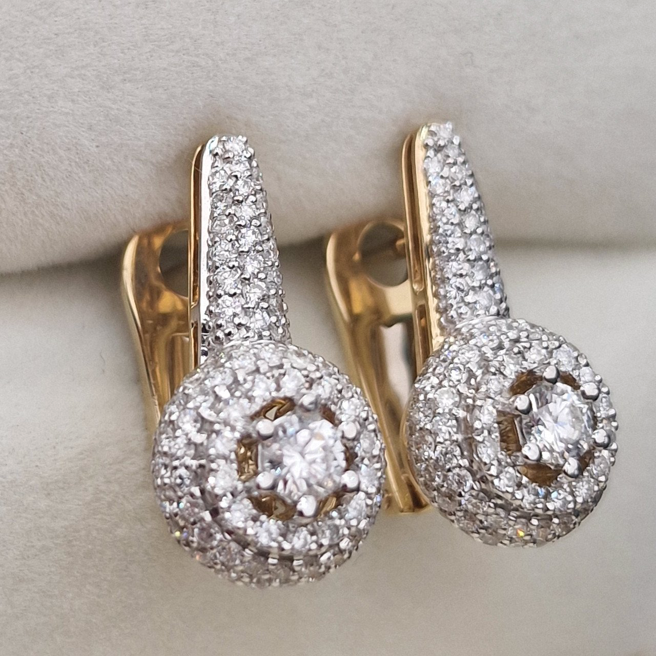 Серьги Deimantas 104948298 6,61гр 1,6ct. купить,NaN