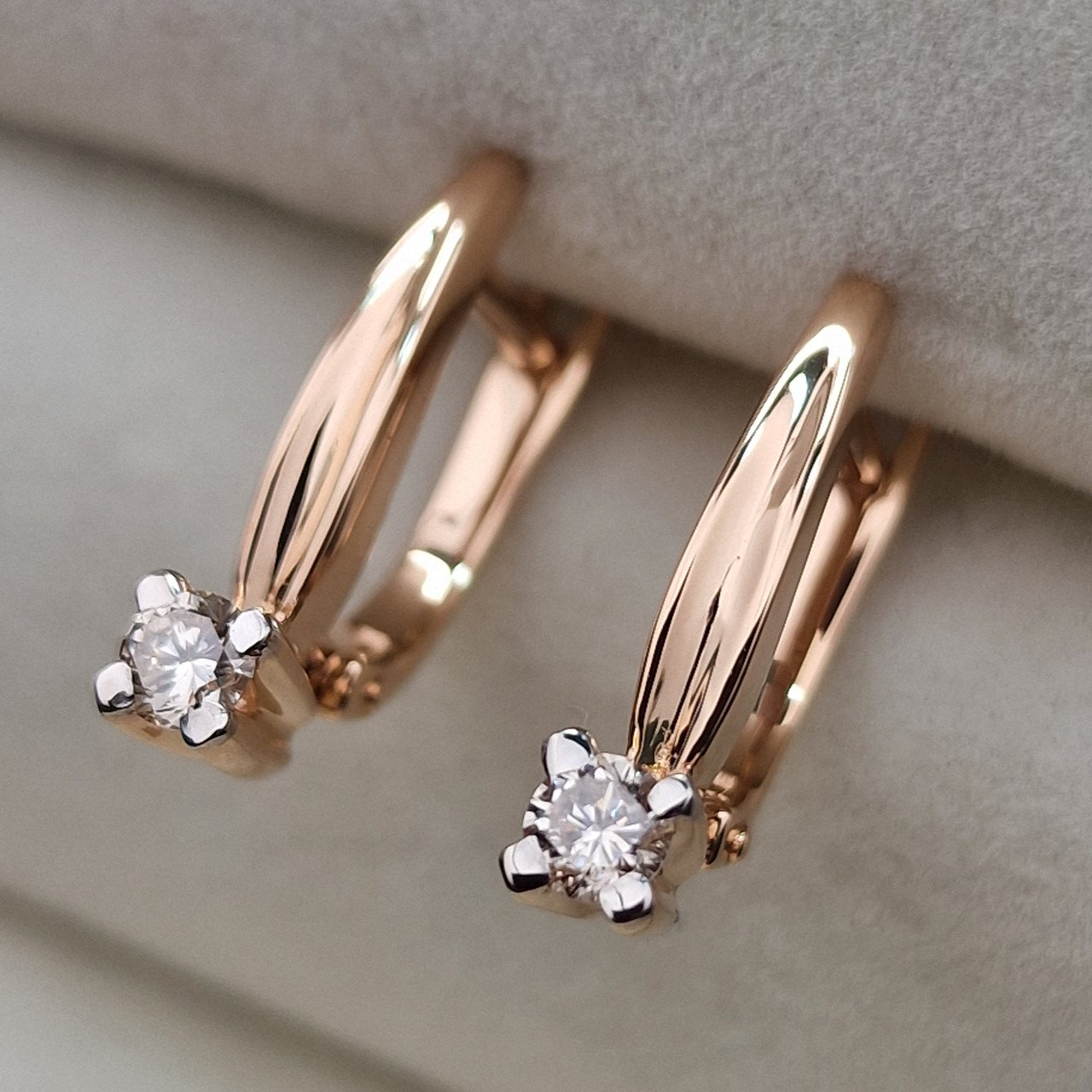 Серьги Deimantas 104564105 2,96гр 0,273ct. купить,NaN