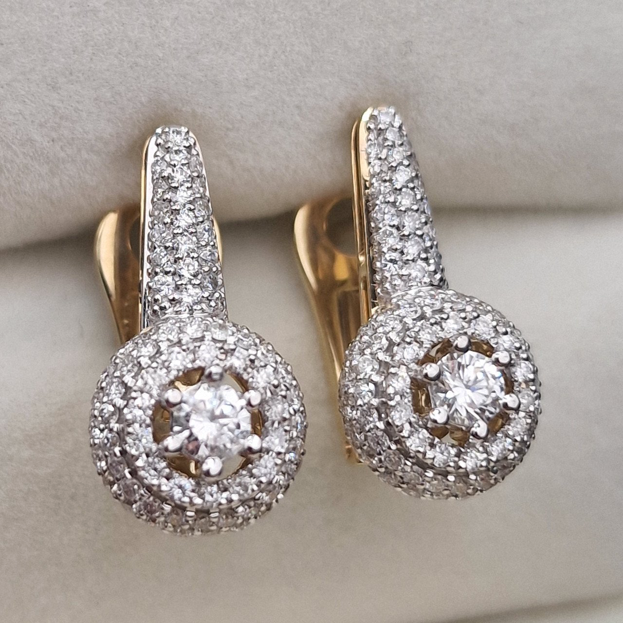 Серьги Deimantas 104948298 6,61гр 1,6ct. купить,NaN