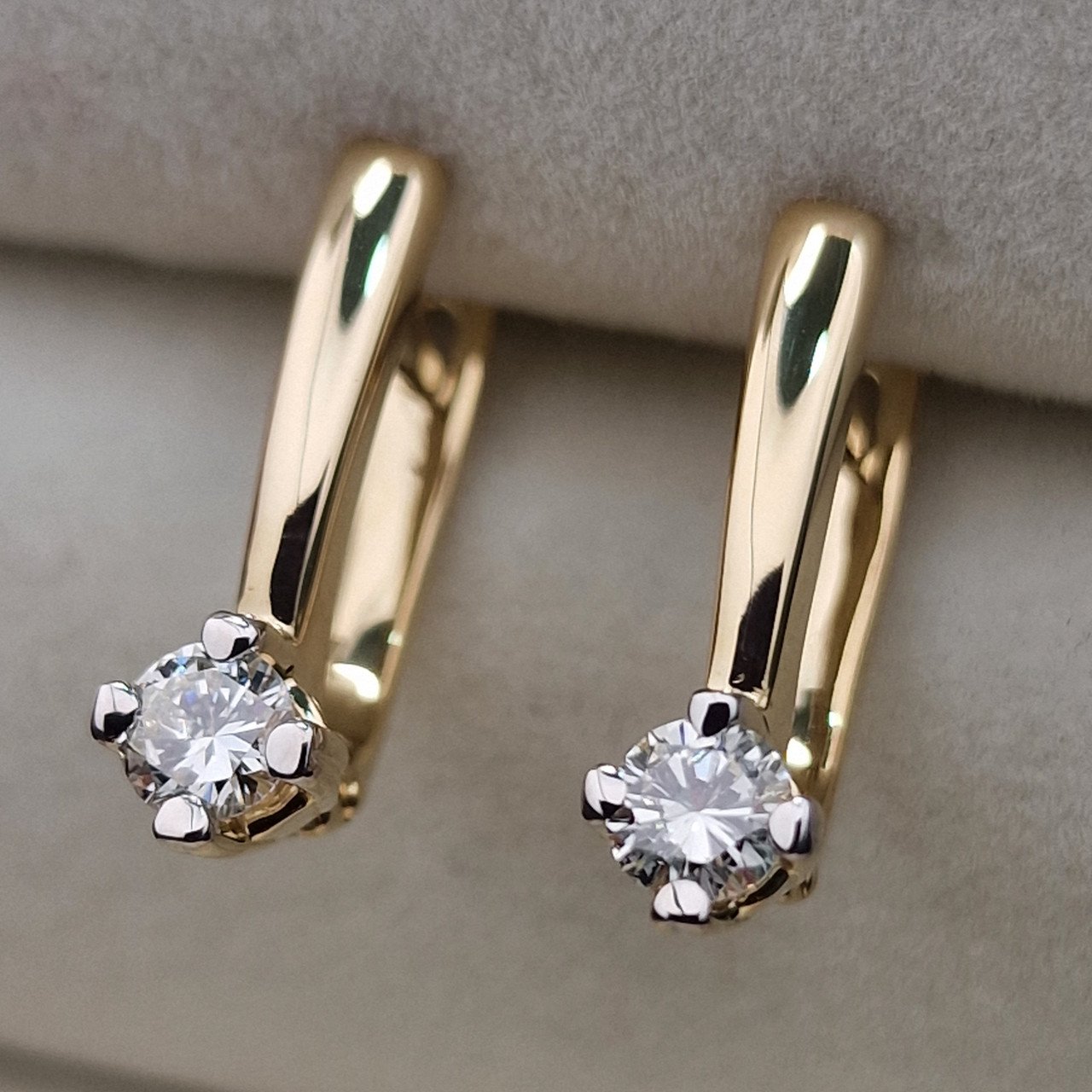 Серьги Deimantas 104564140 2,9гр 0,467ct. купить,NaN