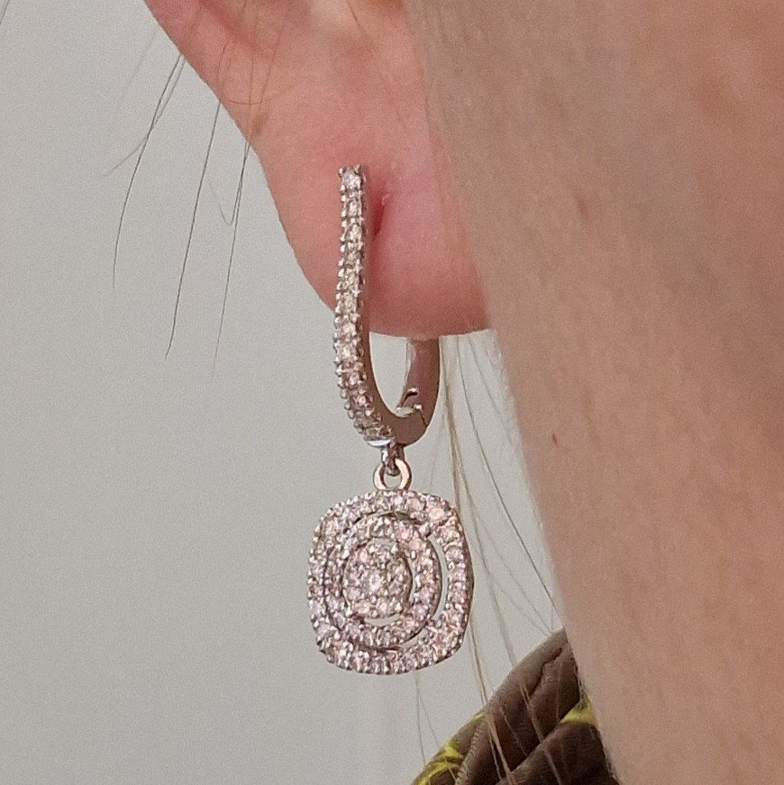 Серьги Deimantas 104950345 4,47гр 0,90ct. купить,NaN