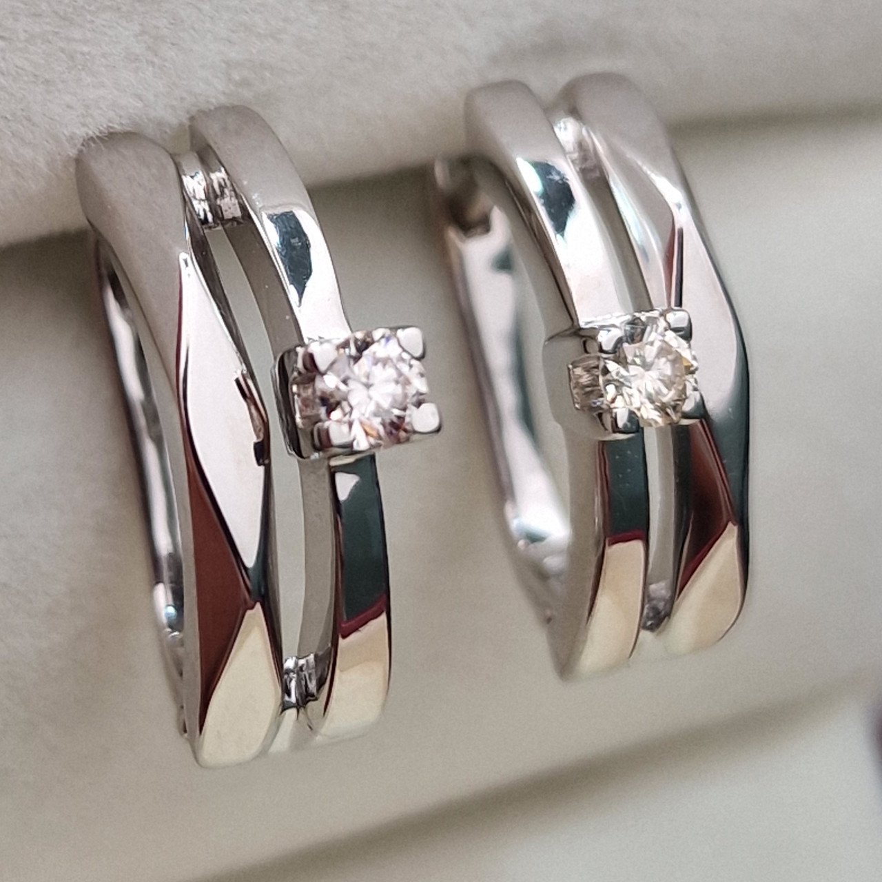 Серьги Deimantas 104564154 4,42гр 0,194ct. купить,NaN