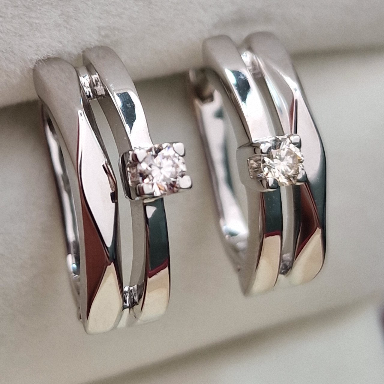 Серьги Deimantas 104564154 4,42гр 0,194ct. купить,NaN