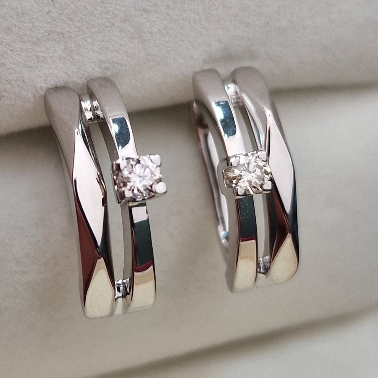 Серьги Deimantas 104564154 4,42гр 0,194ct. купить,NaN