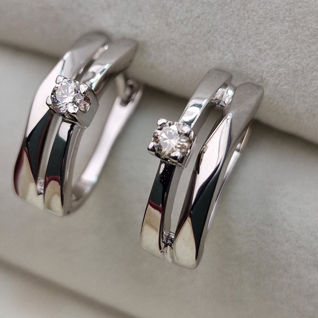 Серьги Deimantas 104564154 4,42гр 0,194ct. купить,NaN