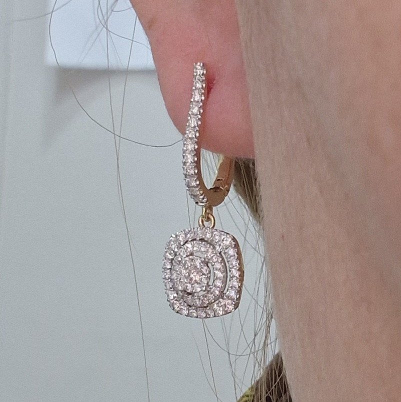 Серьги Deimantas 104962168 4,43гр 0,90ct. купить,NaN