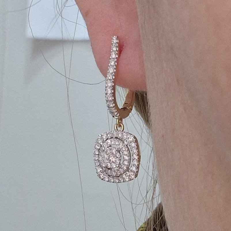 Серьги Deimantas 104962168 4,43гр 0,90ct. купить,NaN