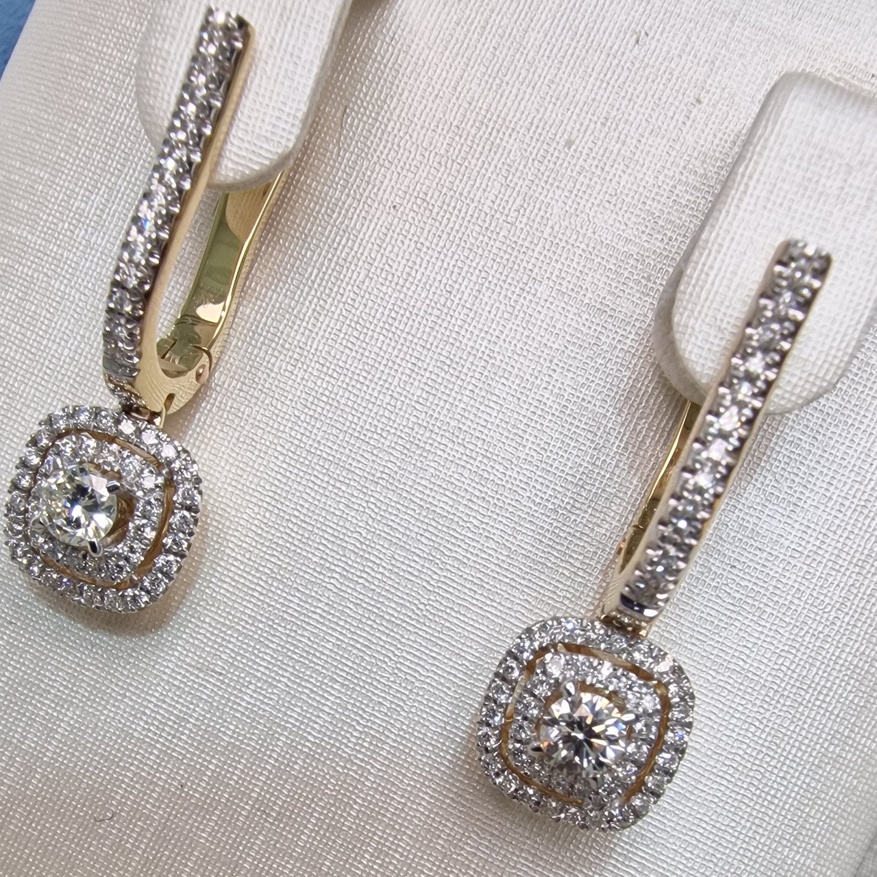 Серьги Deimantas 104962187 6,15гр 1,26ct. купить,NaN