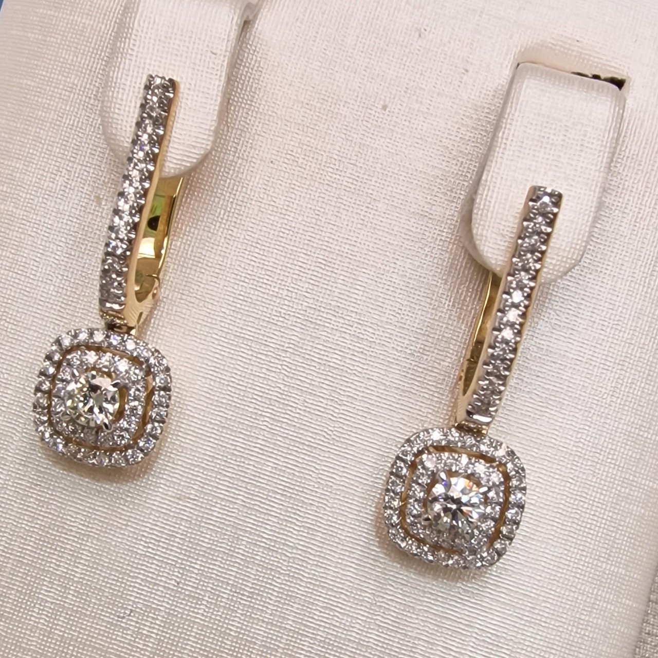 Серьги Deimantas 104962187 6,15гр 1,26ct. купить,NaN