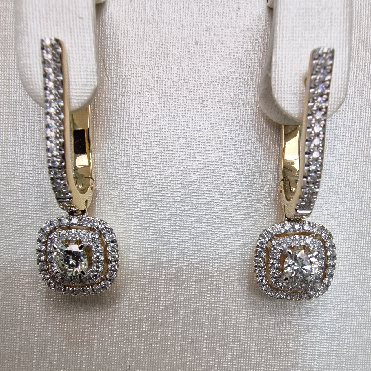 Серьги Deimantas 104962187 6,15гр 1,26ct. купить,NaN