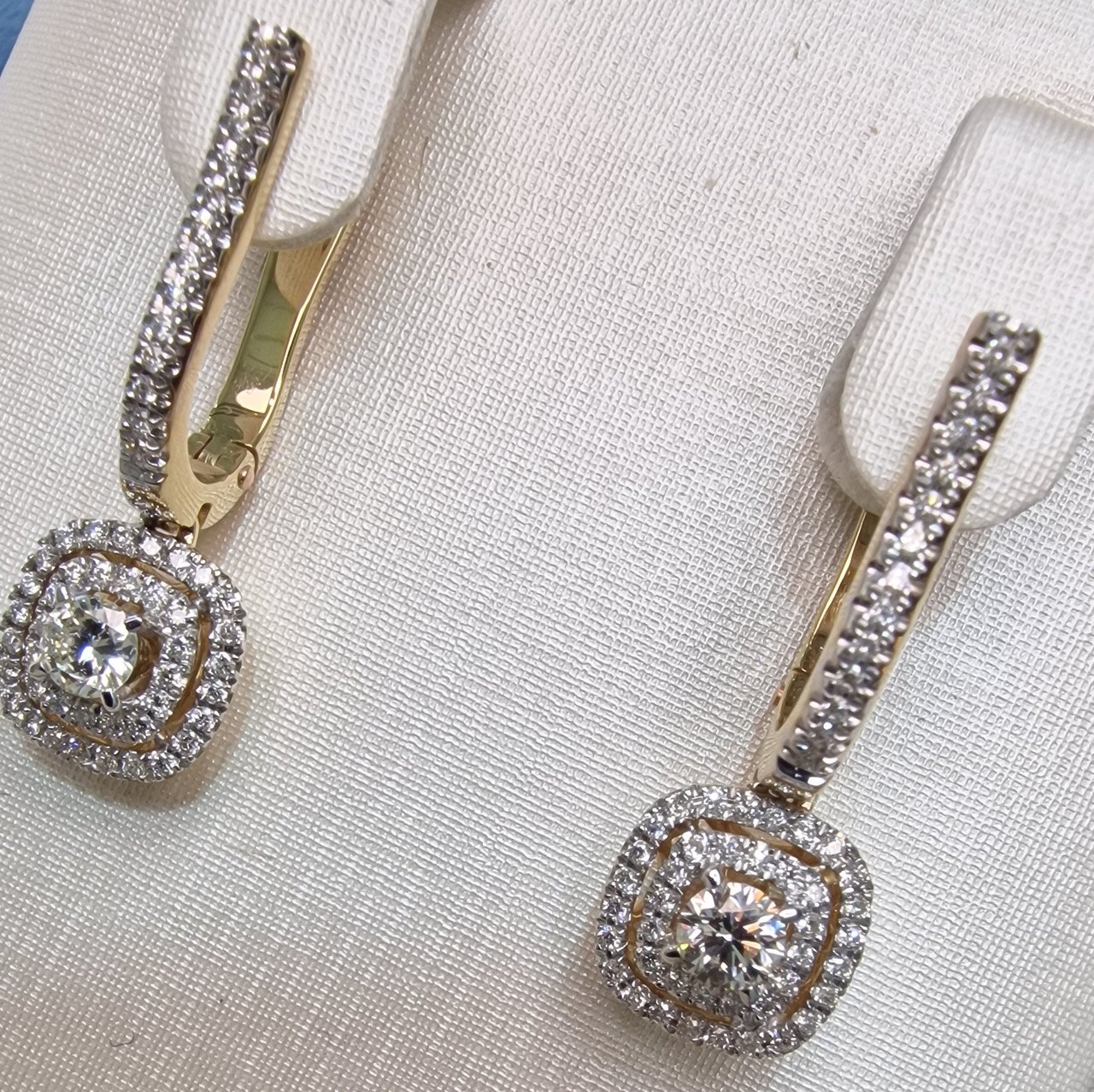 Серьги Deimantas 104962187 6,15гр 1,26ct. купить,NaN