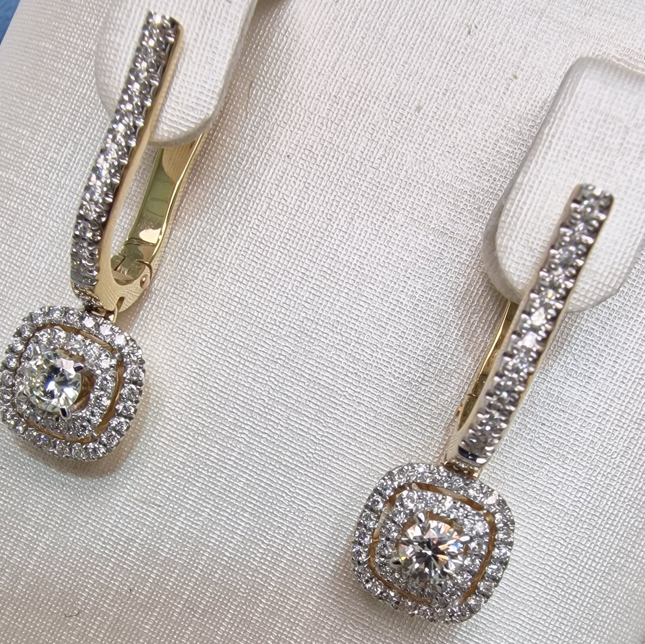 Серьги Deimantas 104962187 6,15гр 1,26ct. купить,NaN