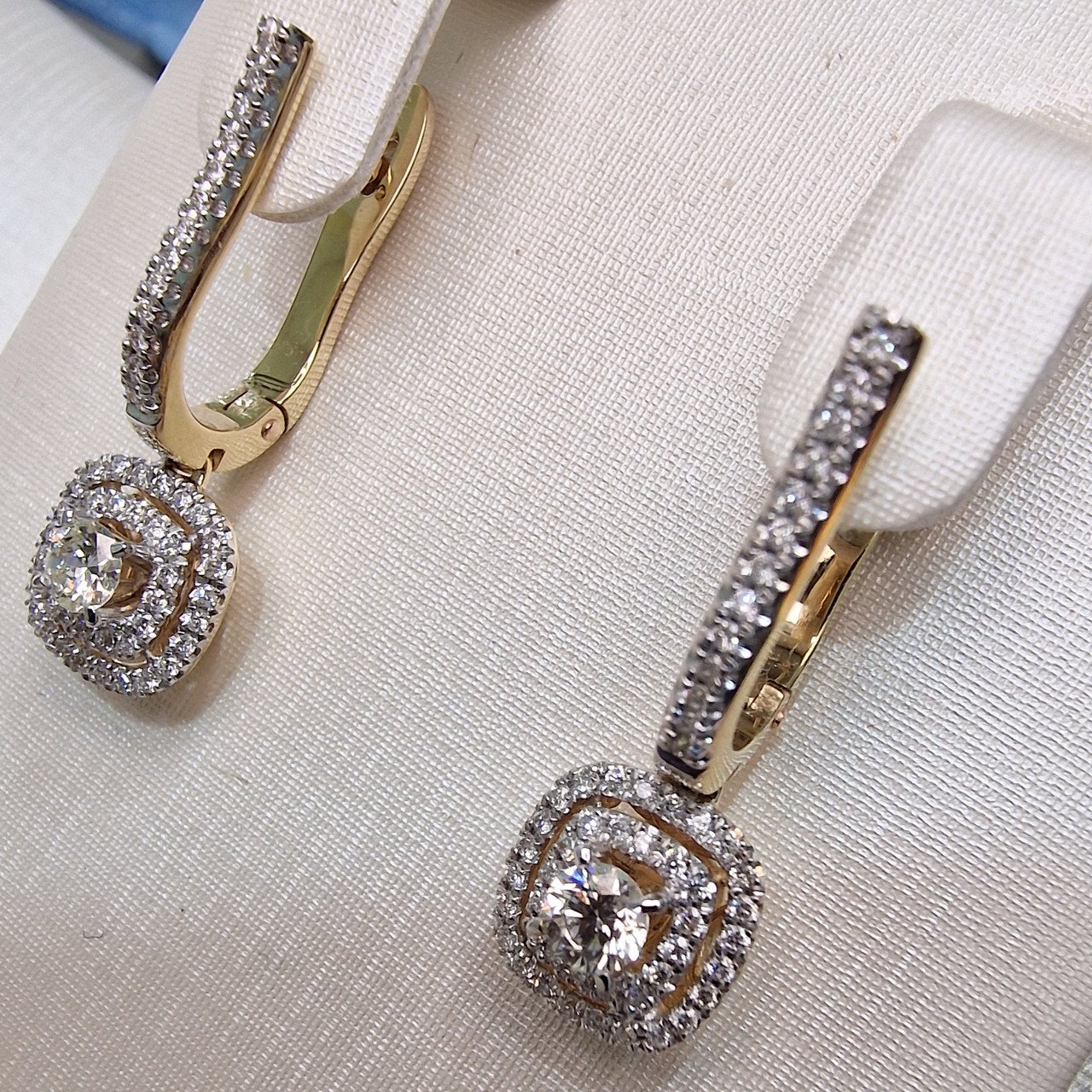 Серьги Deimantas 104962187 6,15гр 1,26ct. купить,NaN