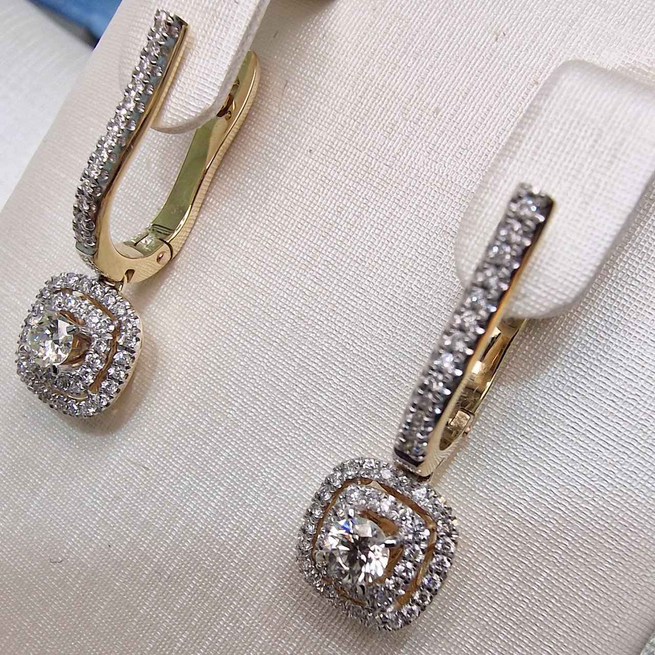 Серьги Deimantas 104962187 6,15гр 1,26ct. купить,NaN