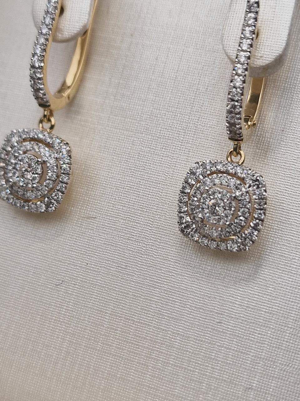 Серьги Deimantas 104962168 4,43гр 0,90ct. купить,NaN
