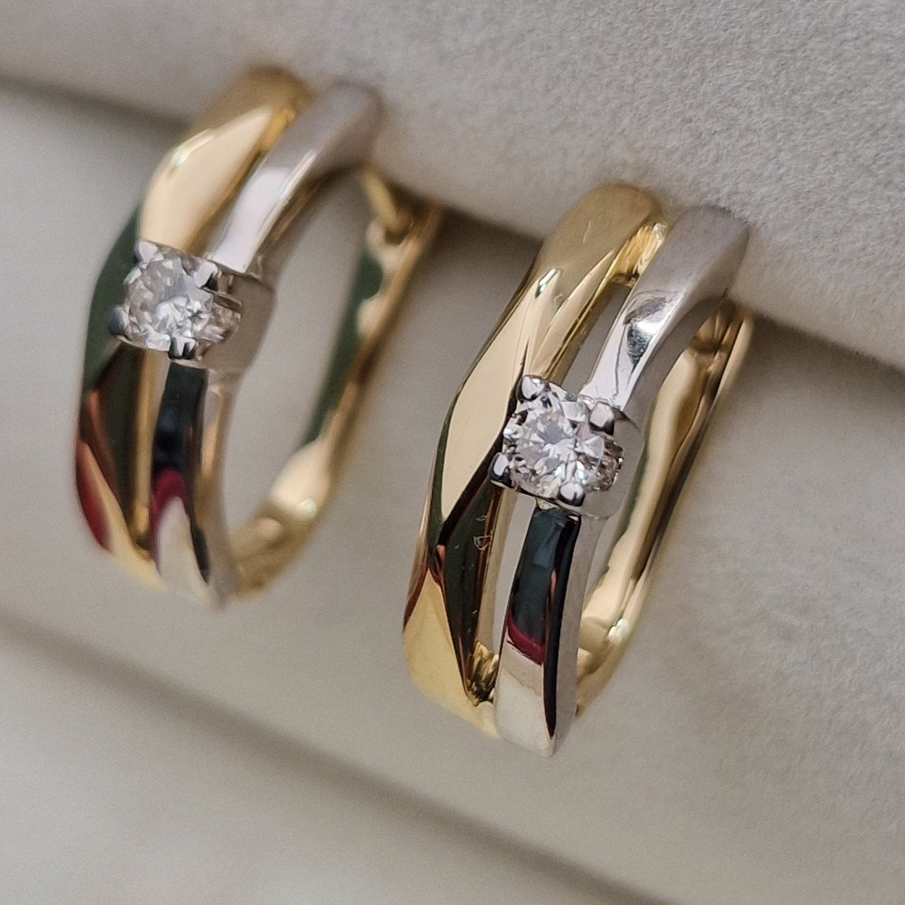 Серьги Deimantas 104591293 4,35гр 0,211ct. купить,NaN