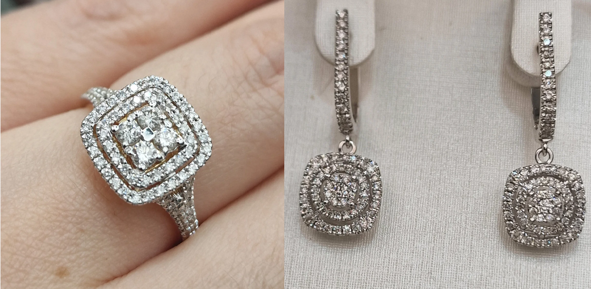Комплект Deimantas 104989198 0,60ct 0,90ct. купить,NaN