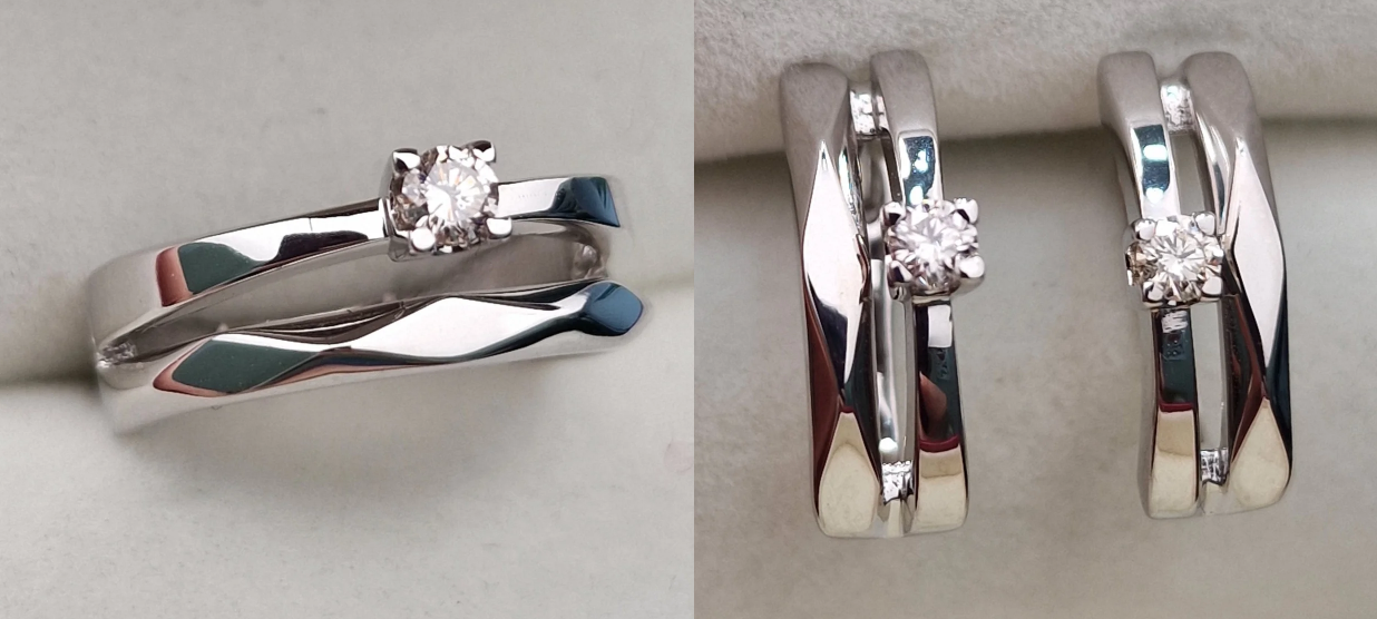 Комплект Deimantas 104599492 0,132ct 0,194ct. купить,NaN