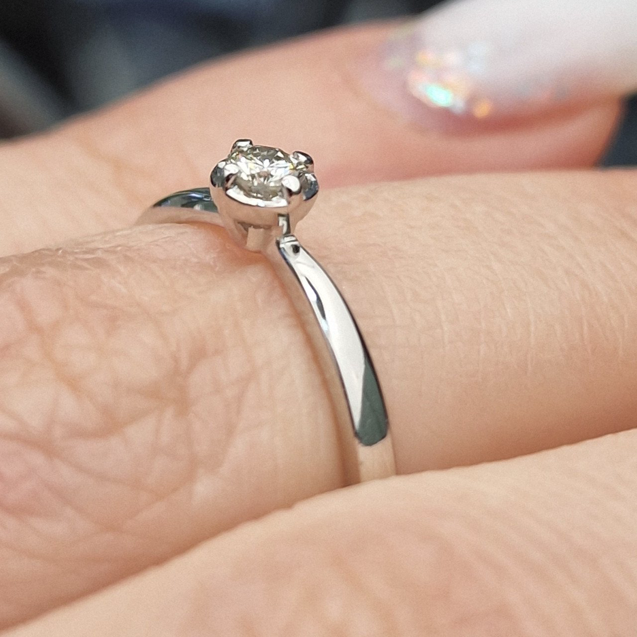 Кольцо Deimantas 104622631 15,5р 1,56гр 0,11ct. купить,NaN