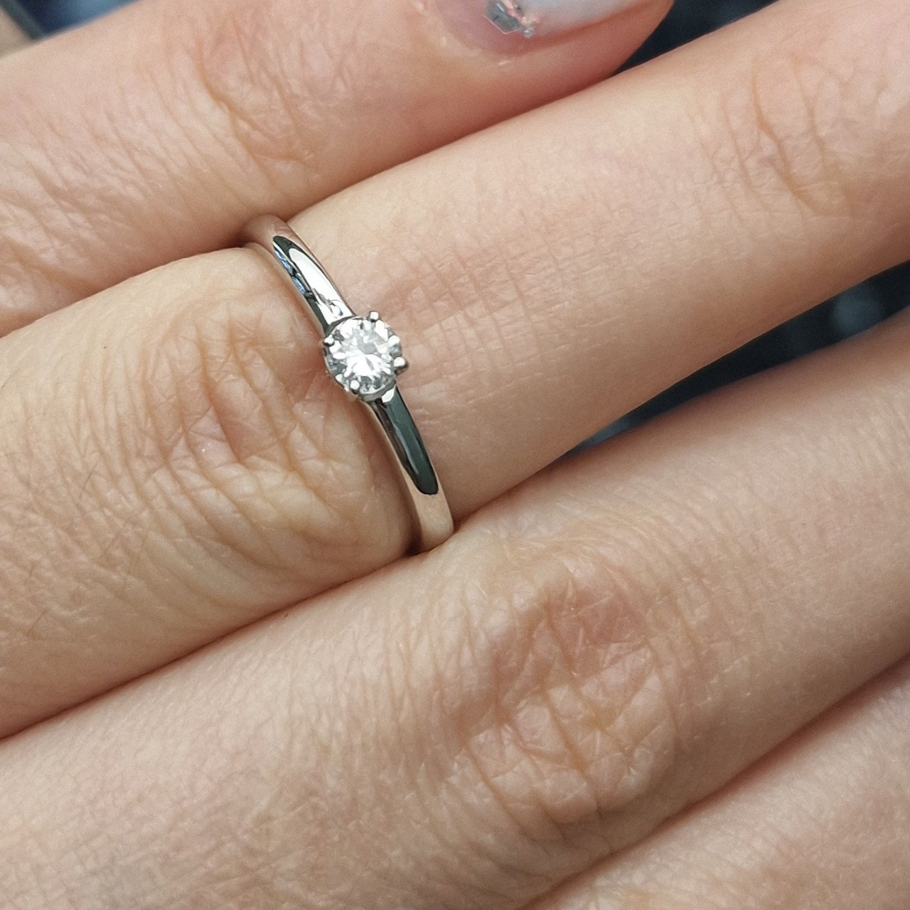 Кольцо Deimantas 104622638 16р 1,29гр 0,16ct. купить,NaN