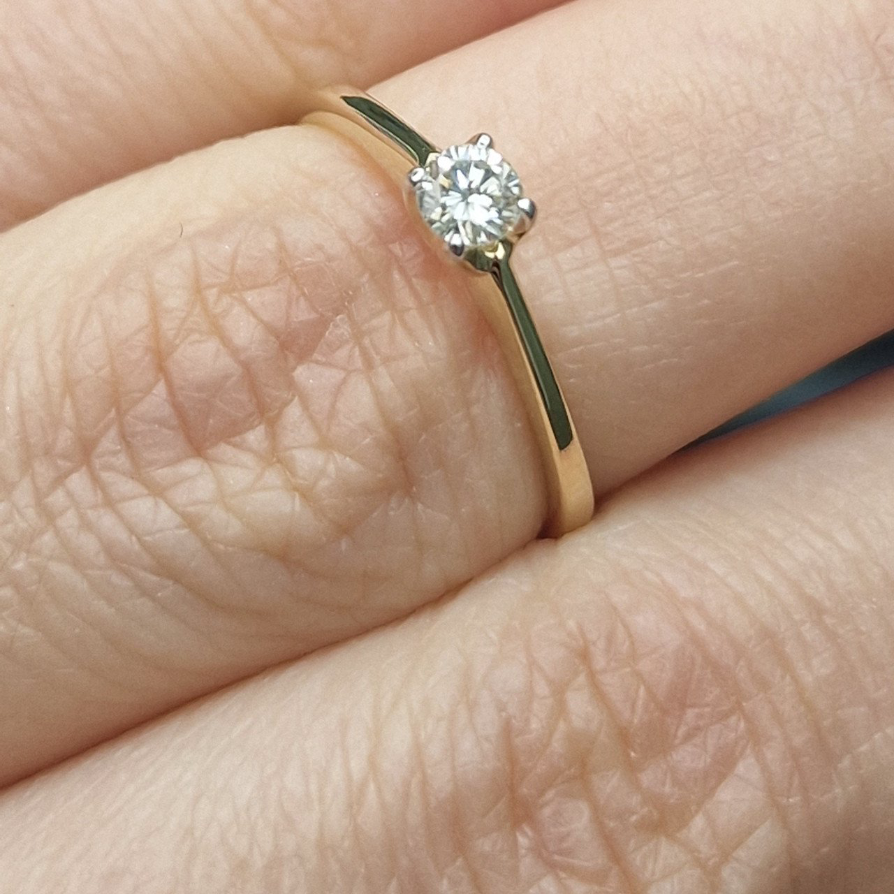 Кольцо Deimantas 104622640 16р 1,62гр 0,17ct. купить,NaN