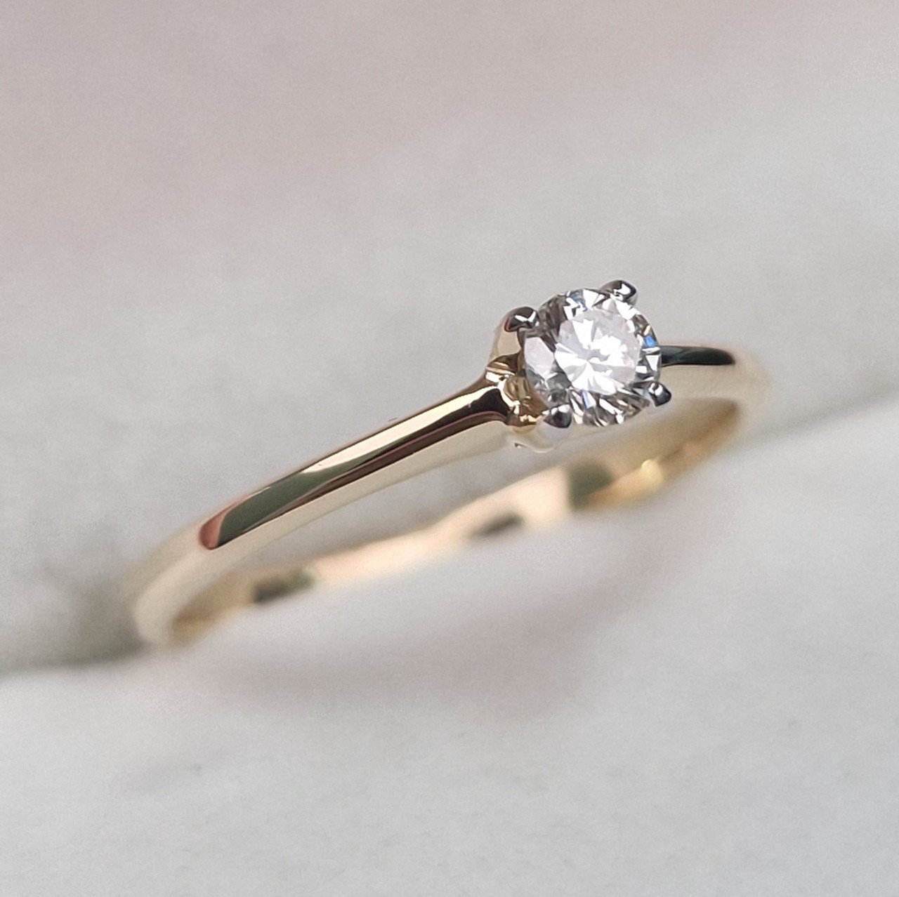Кольцо Deimantas 104622640 16р 1,62гр 0,17ct. купить,NaN