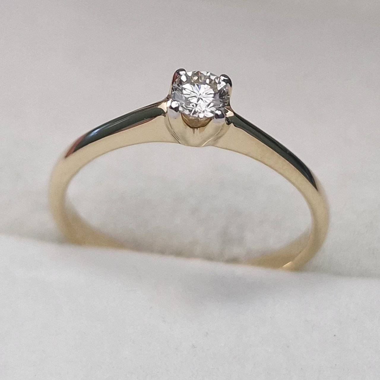 Кольцо Deimantas 104622640 16р 1,62гр 0,17ct. купить,NaN