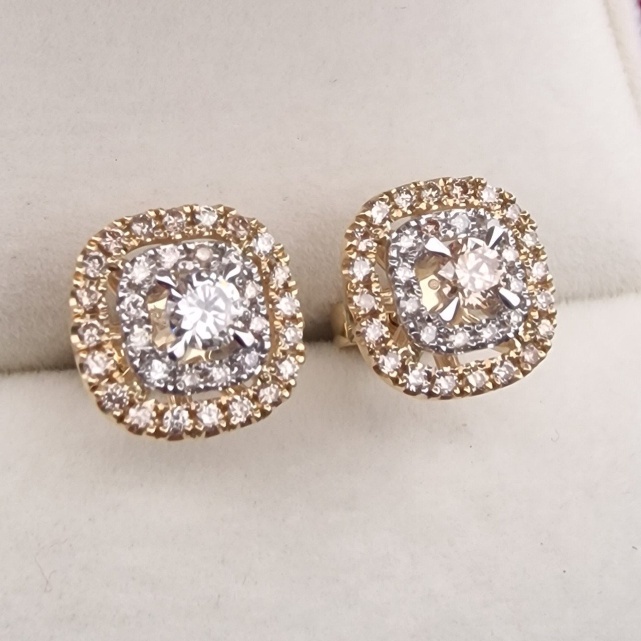 Серьги Deimantas 105021628 3,78гр 0,88ct. купить,NaN