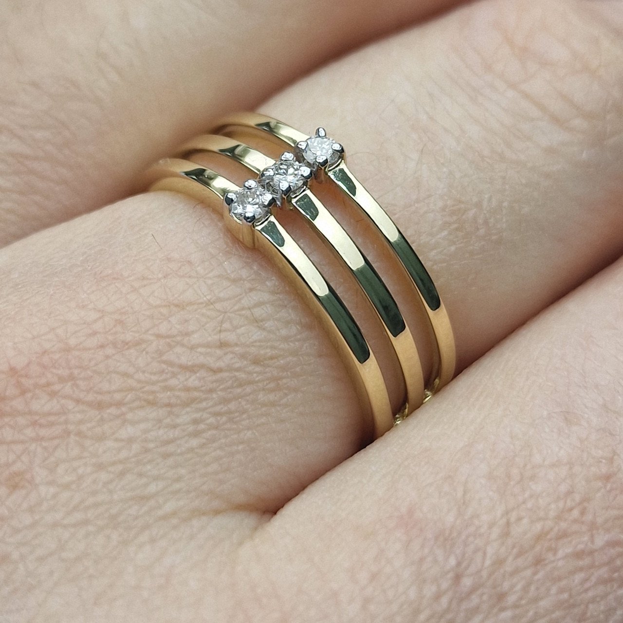 Кольцо Deimantas 104622647 18р 3,26гр 0,096ct. купить,NaN