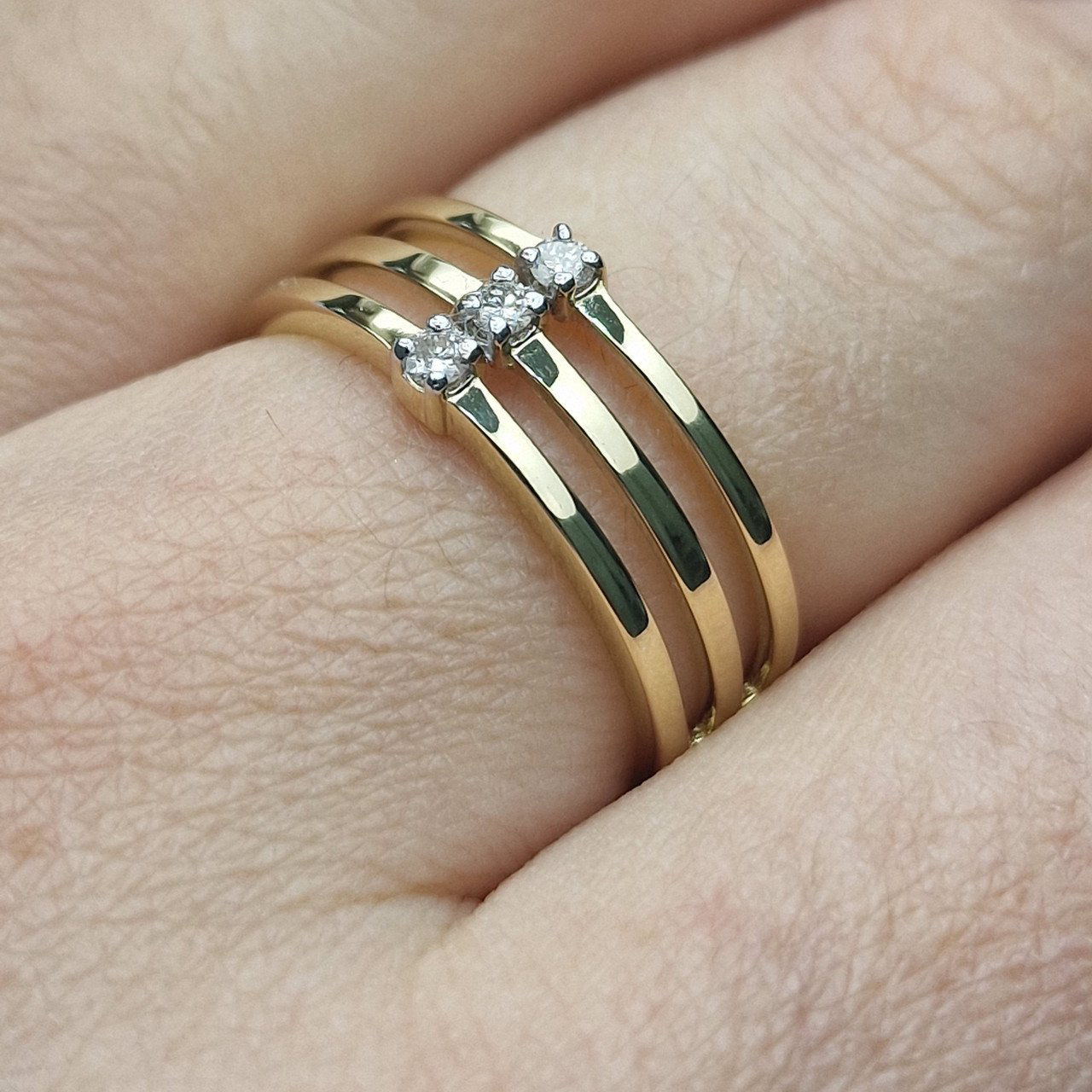 Кольцо Deimantas 104622647 18р 3,26гр 0,096ct. купить,NaN