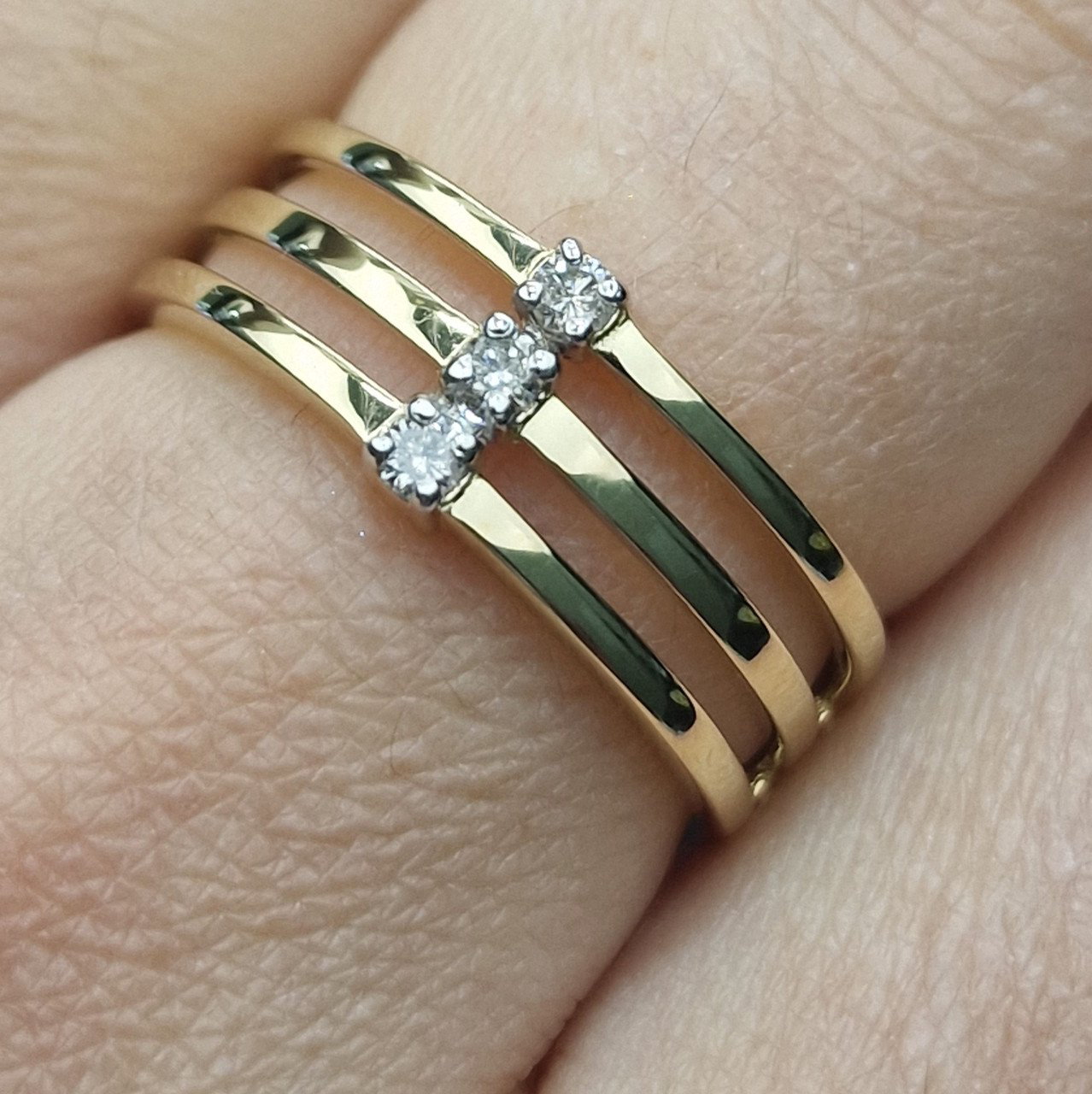 Кольцо Deimantas 104622647 18р 3,26гр 0,096ct. купить,NaN