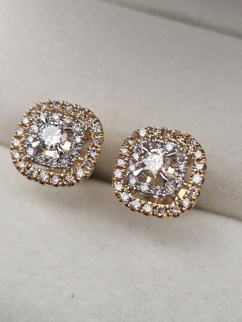 Серьги Deimantas 105021628 3,78гр 0,88ct. купить,NaN