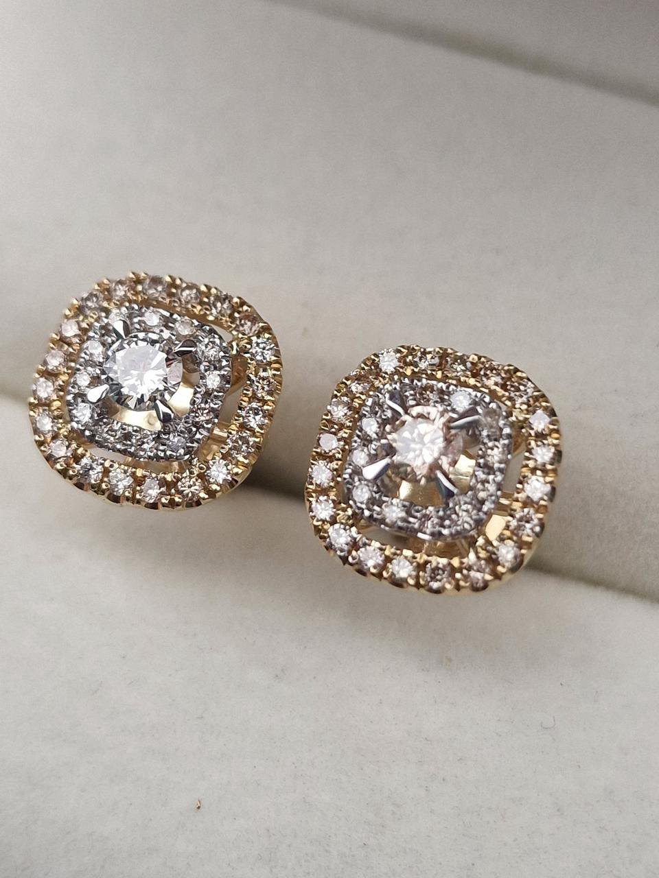 Серьги Deimantas 105021628 3,78гр 0,88ct. купить,NaN