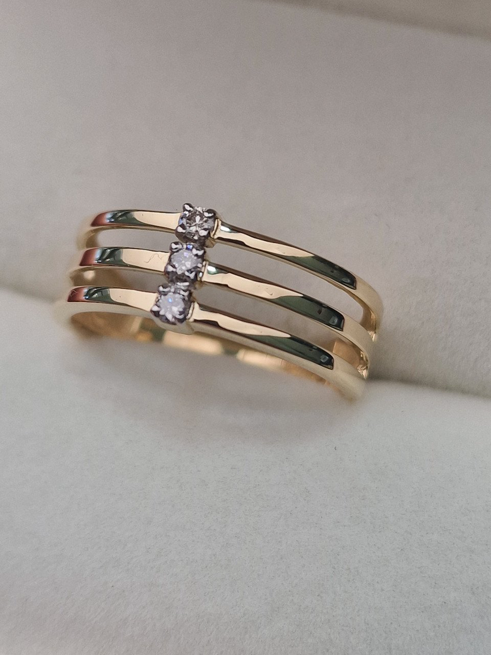Кольцо Deimantas 104622647 18р 3,26гр 0,096ct. купить,NaN