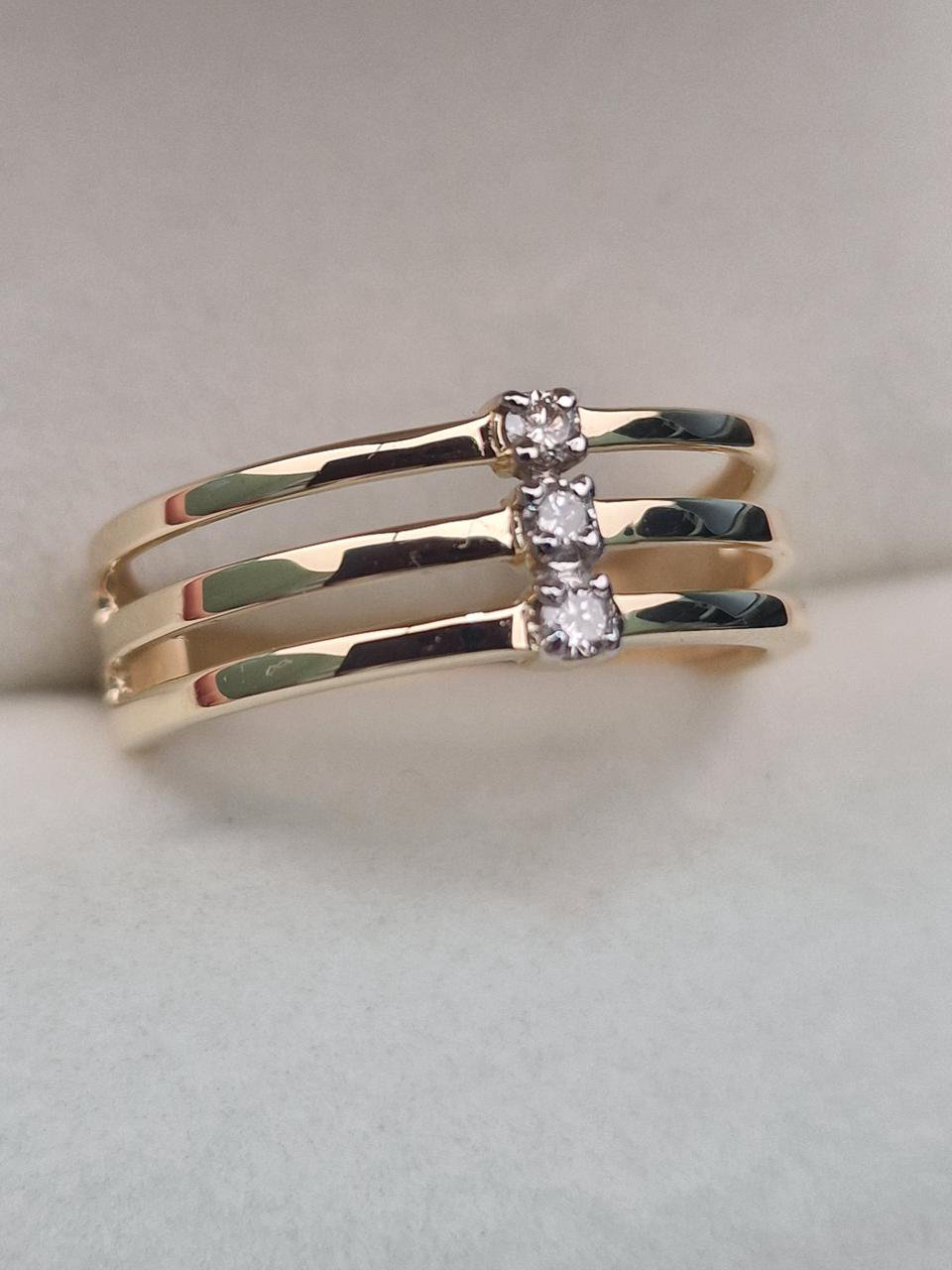 Кольцо Deimantas 104622647 18р 3,26гр 0,096ct. купить,NaN