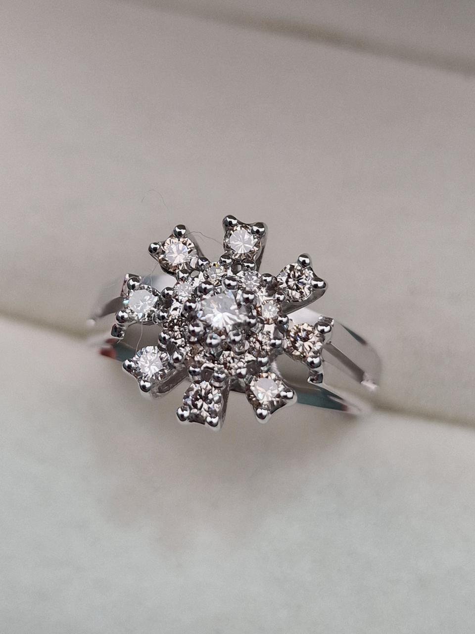 Кольцо Deimantas 104722692 17р 4,3гр 0,461ct. купить,NaN