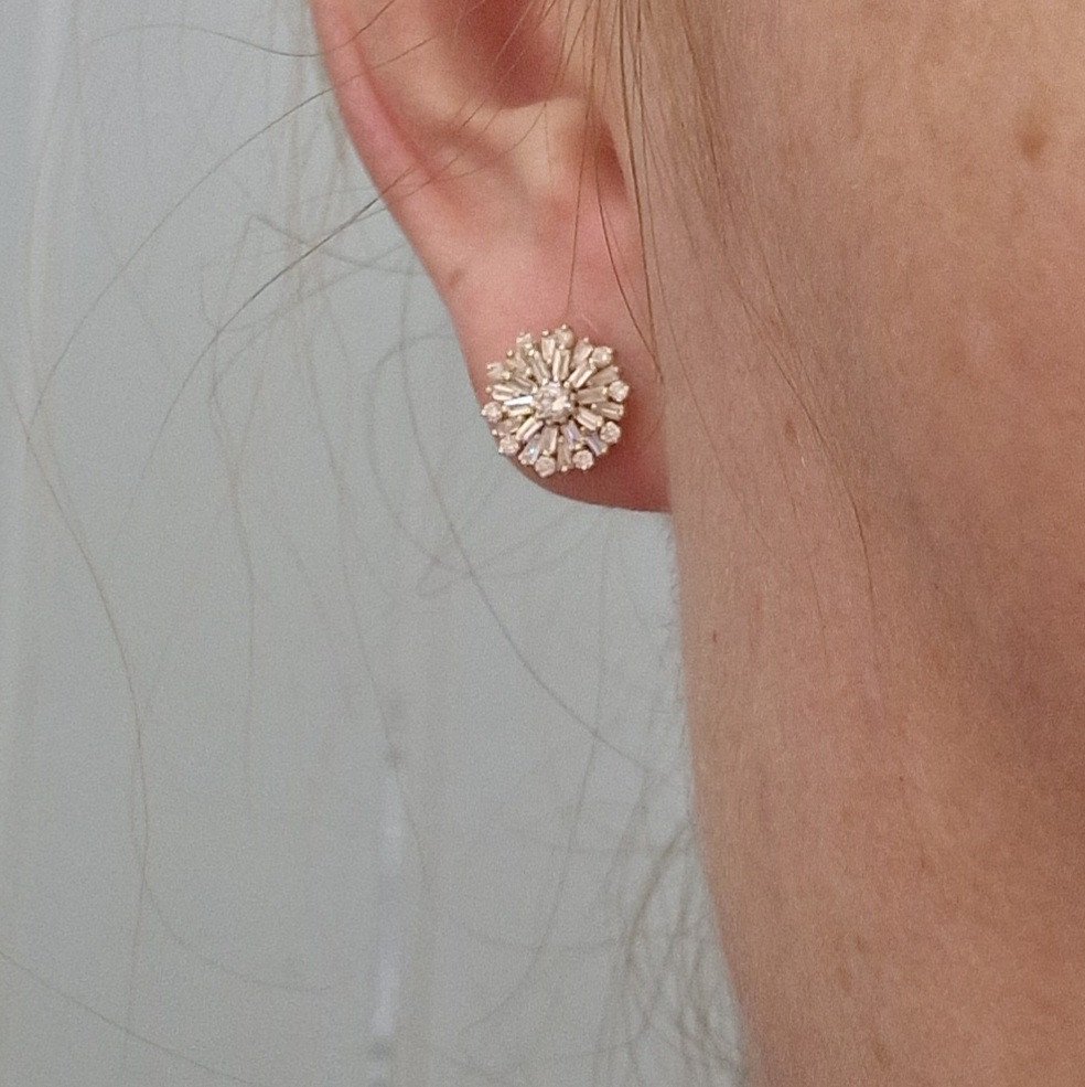 Серьги Deimantas 105021643 3,55гр 0,59ct. купить,NaN