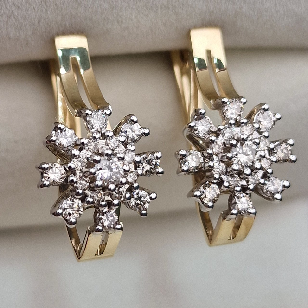 Серьги Deimantas 104722988 7,45гр 0,922ct. купить,NaN