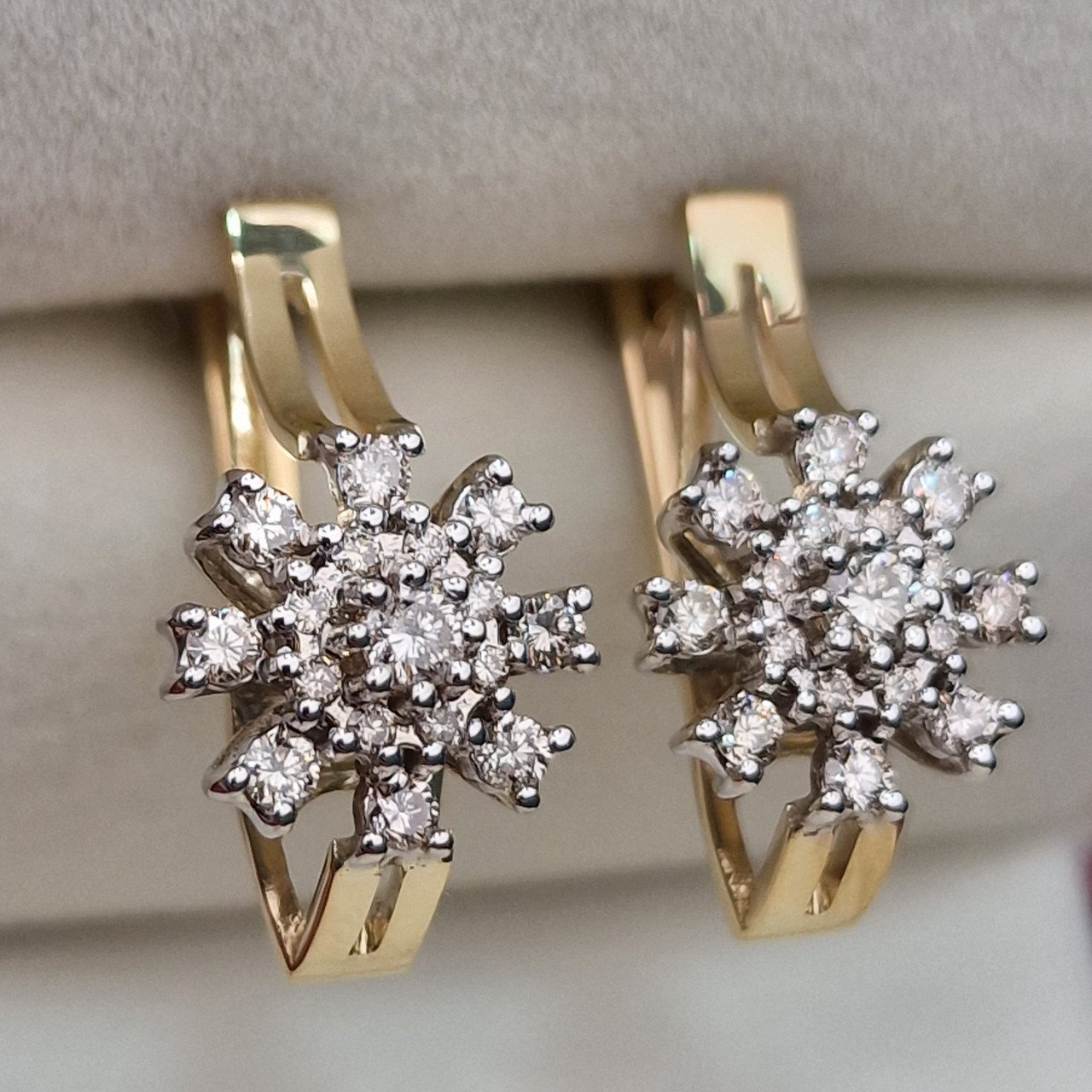 Серьги Deimantas 104722988 7,45гр 0,922ct. купить,NaN