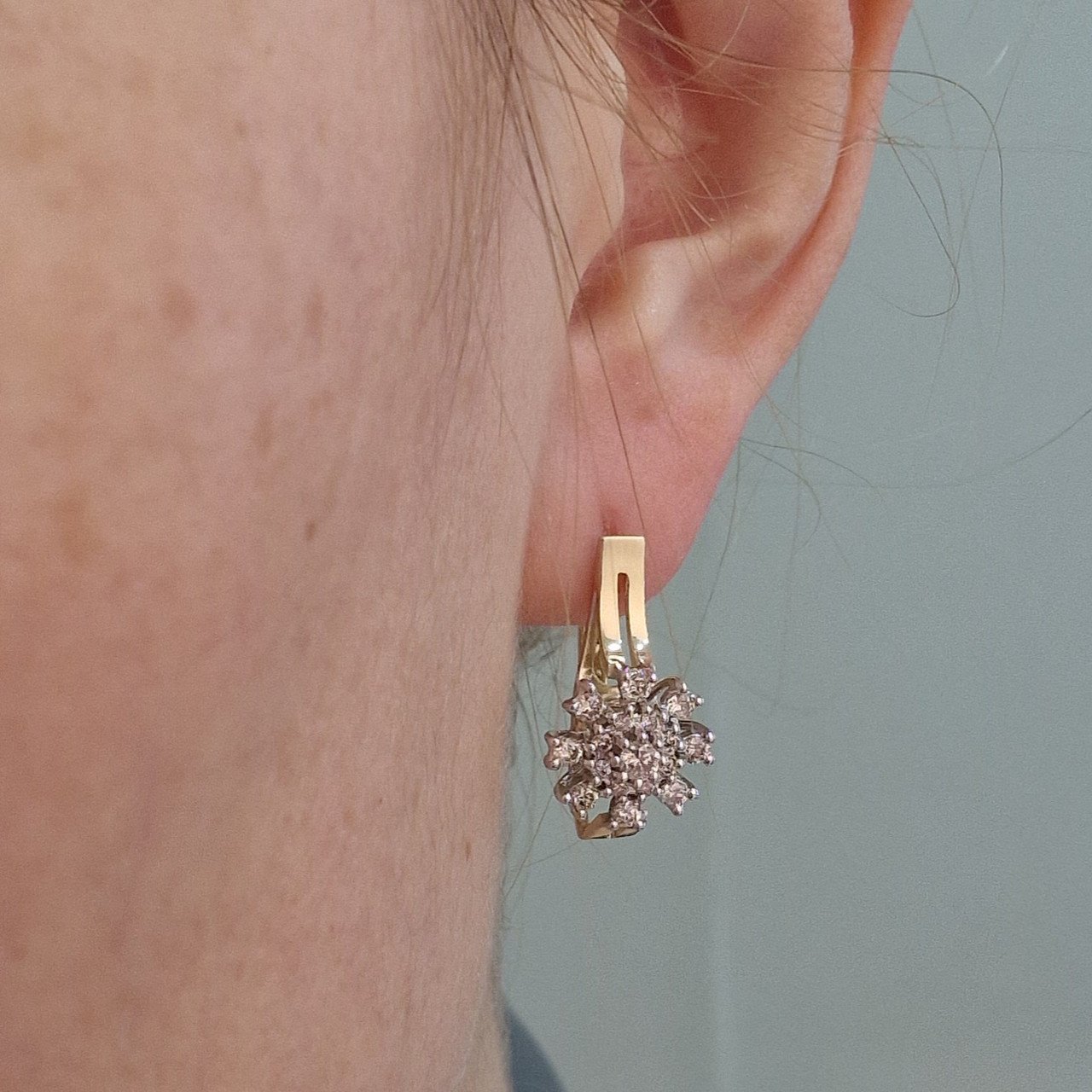 Серьги Deimantas 104722988 7,45гр 0,922ct. купить,NaN