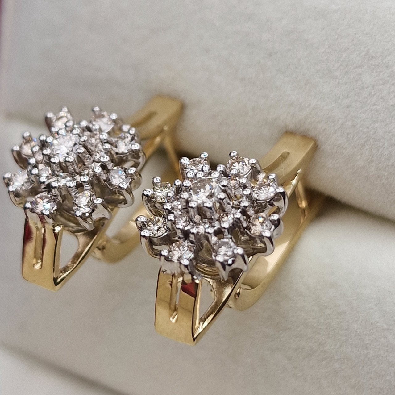 Серьги Deimantas 104722988 7,45гр 0,922ct. купить,NaN