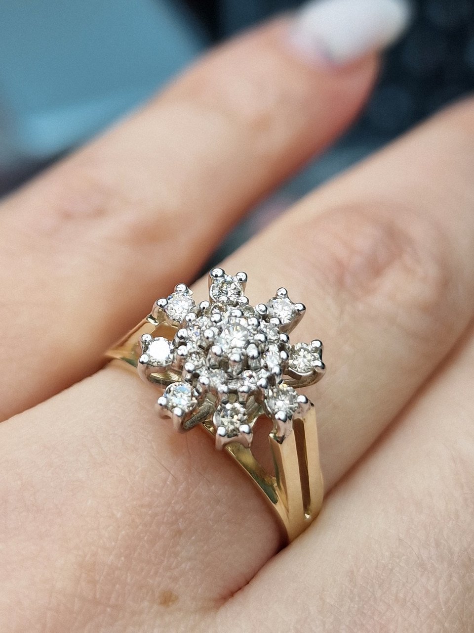 Кольцо Deimantas 104722878 17,5р 4,12гр 0,461ct. купить,NaN